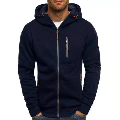 Elias - Slankmakende hoodie met rits en capuchon