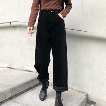 Ximena - Corduroy broek met wijde pijpen voor dames