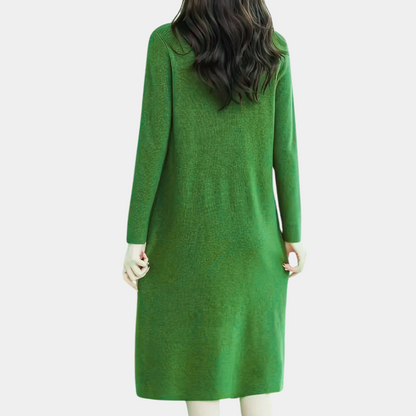 Zariah | Gebreide midi jurk