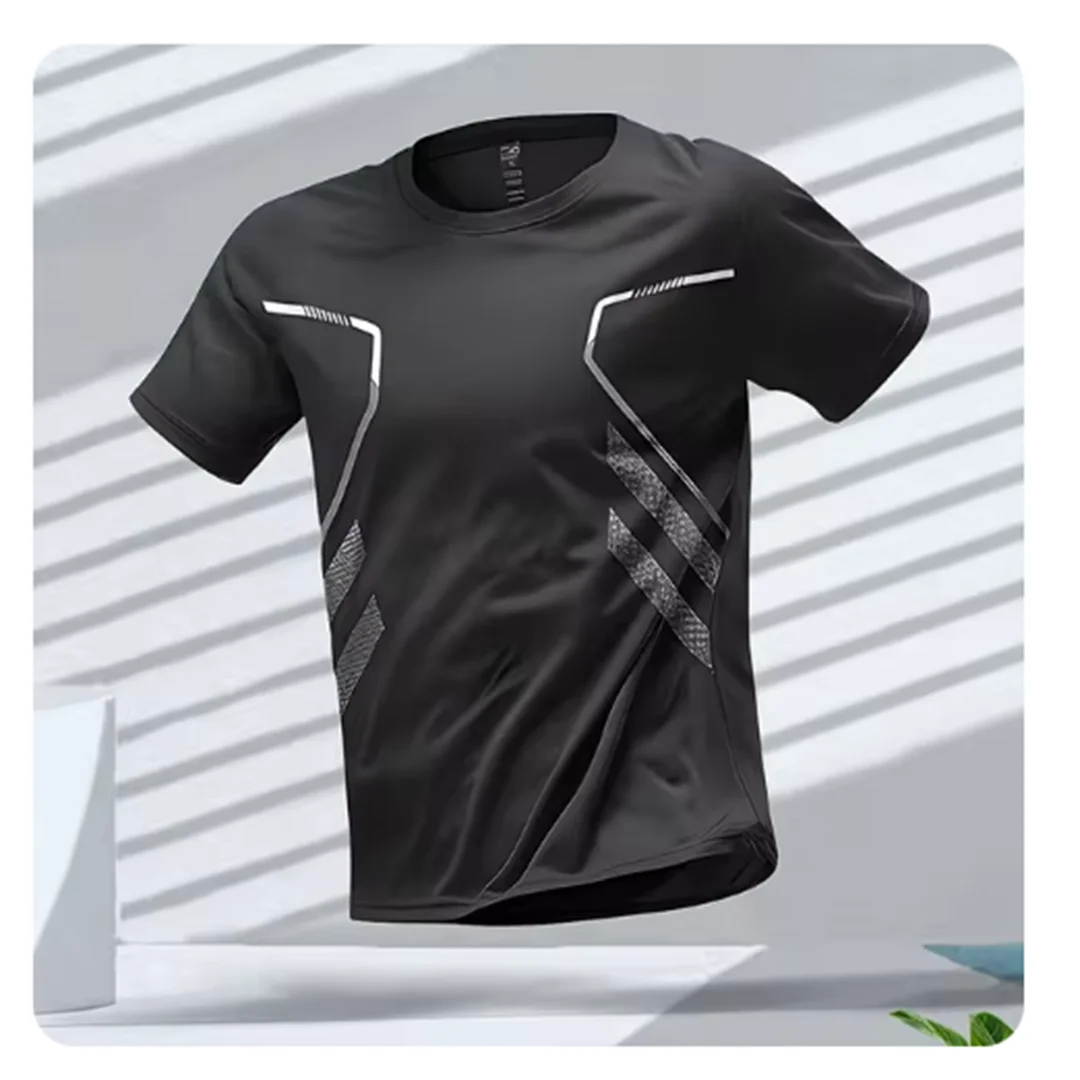 Leofric - Sportief heren t-shirt met grafisch design