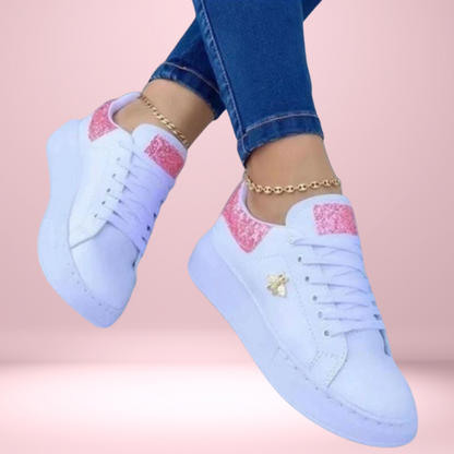 Brunhilde - Lage damessneakers met glitterdetail