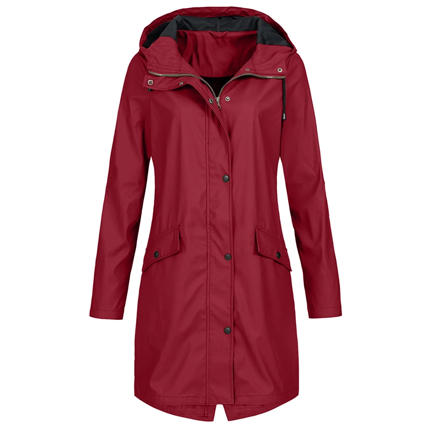 Clarissa - All-weather waterdichte lange regenjas voor vrouwen