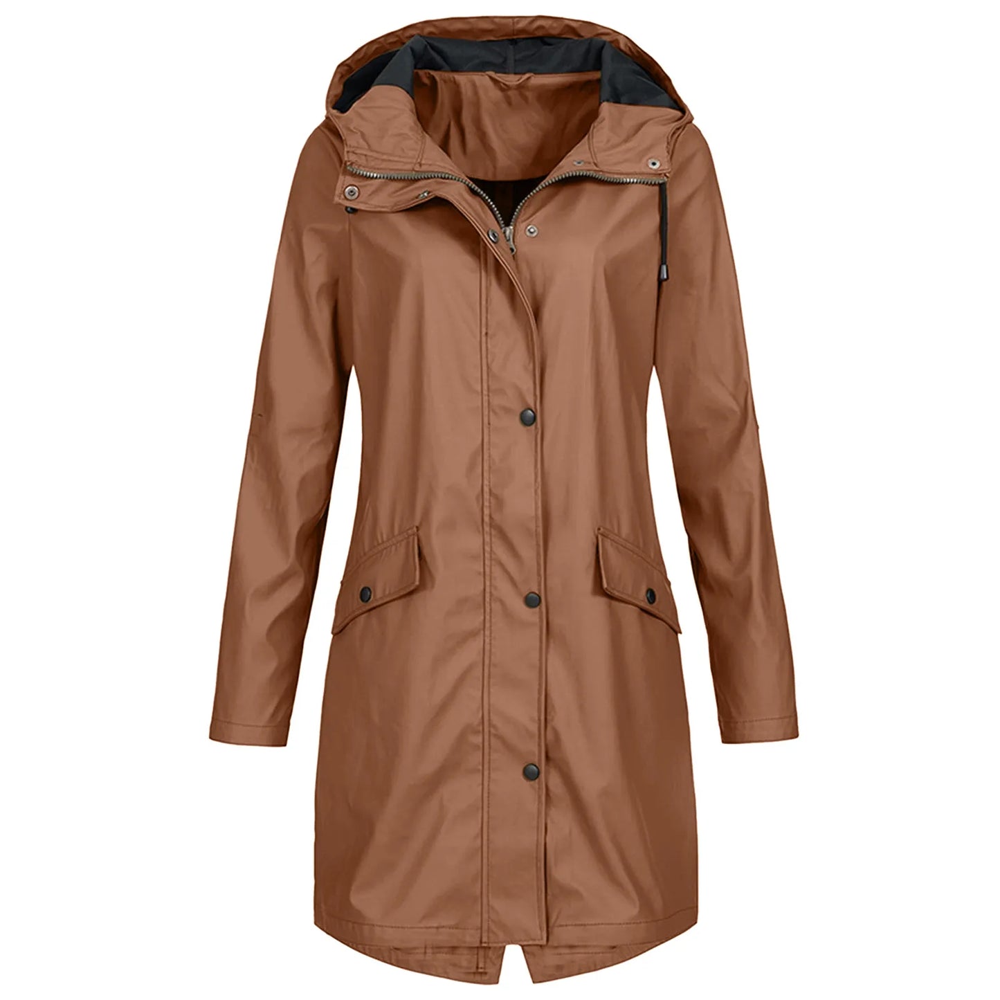 Clarissa - All-weather waterdichte lange regenjas voor vrouwen