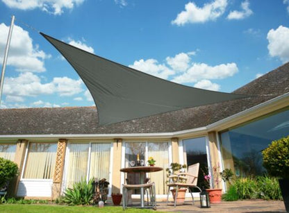 Waterafstotend schaduwdoek met montagekit voor buiten