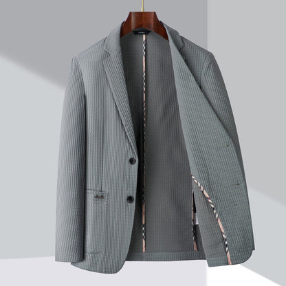 McKay - Moderne blazer met structuur voor heren