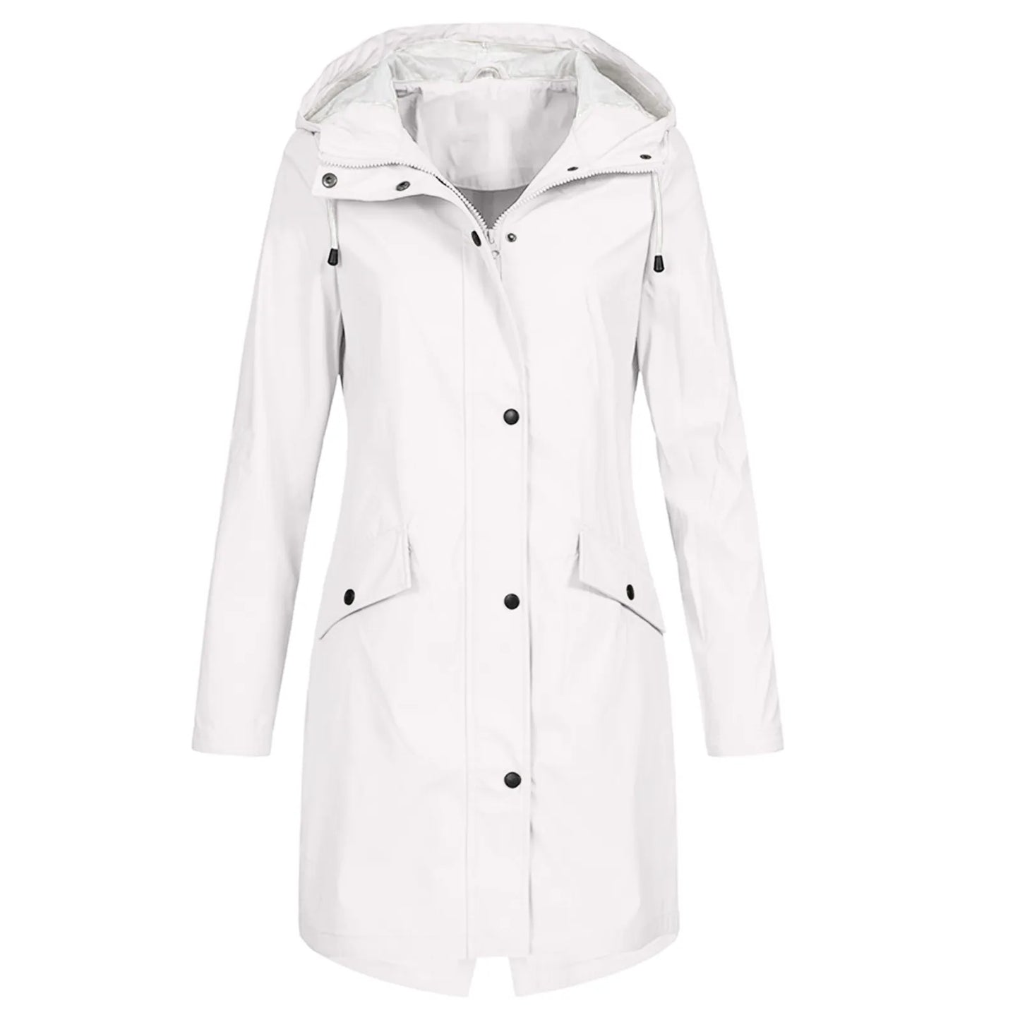 Clarissa - All-weather waterdichte lange regenjas voor vrouwen
