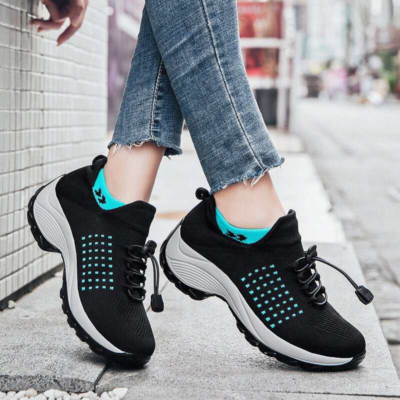 New Moves- Orhopedische sneaker met handige instap voor vrouwen