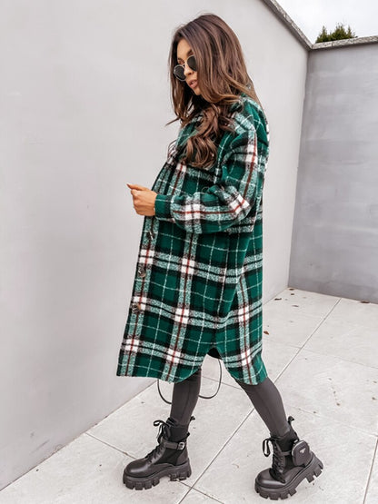 Briony - Geruite damesjas oversized