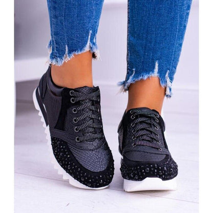 Gwen - Opvallend moderne dames sneaker met leuk patroon