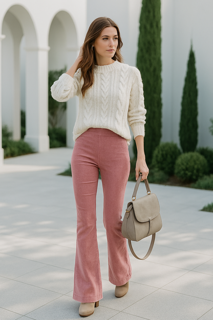 Helena | Hoge Taille Flare Broek