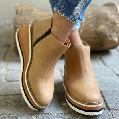 Alaska - Casual slip-on wedge laarsjes