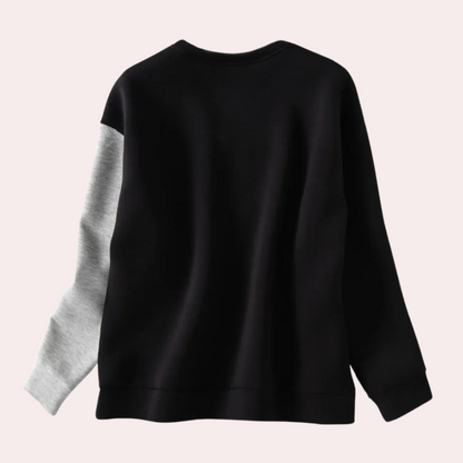 Despina - Dames sweatshirt met colorblock