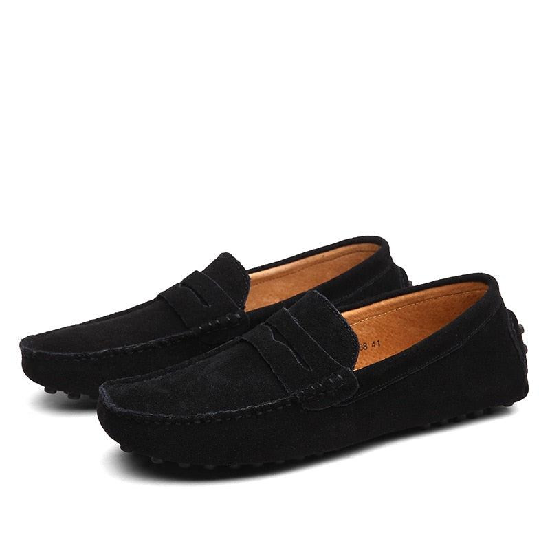 Barrett - Casual suède rijdende loafers heren