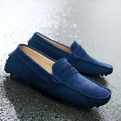 Barrett - Casual suède rijdende loafers heren