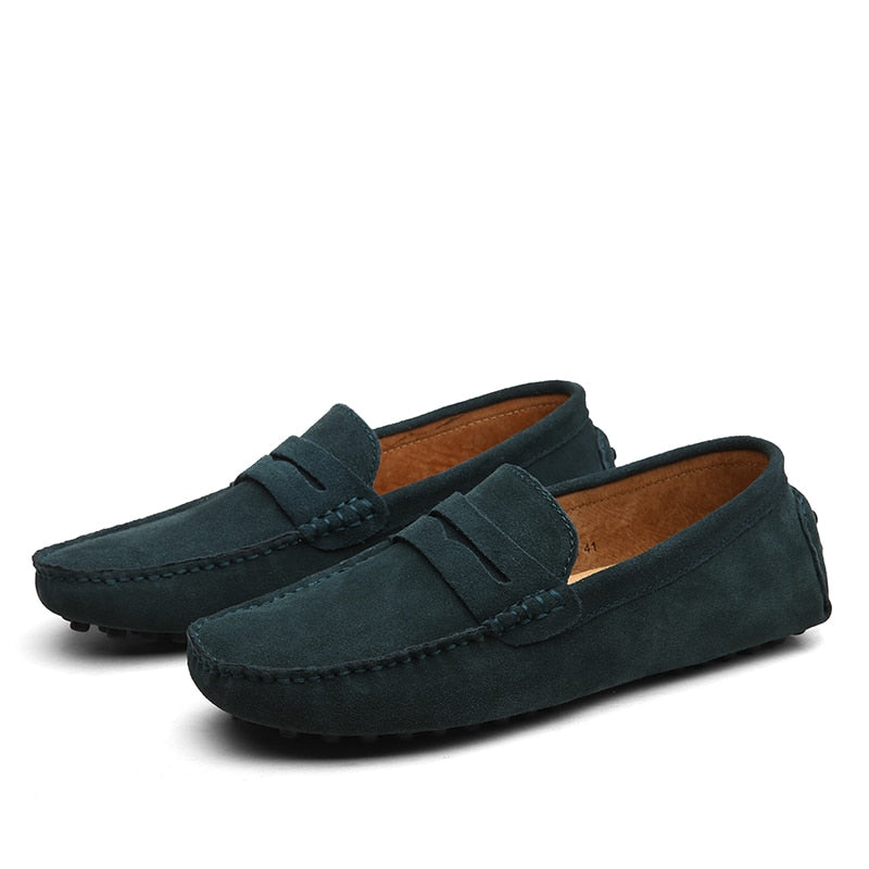 Barrett - Casual suède rijdende loafers heren