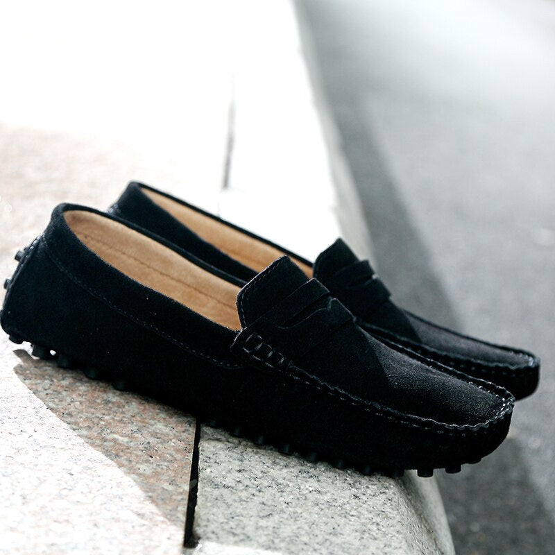 Barrett - Casual suède rijdende loafers heren