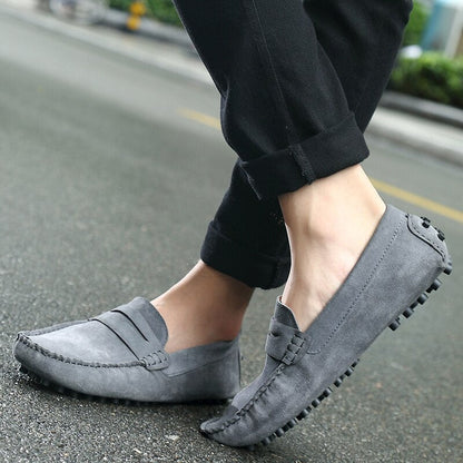 Barrett - Casual suède rijdende loafers heren