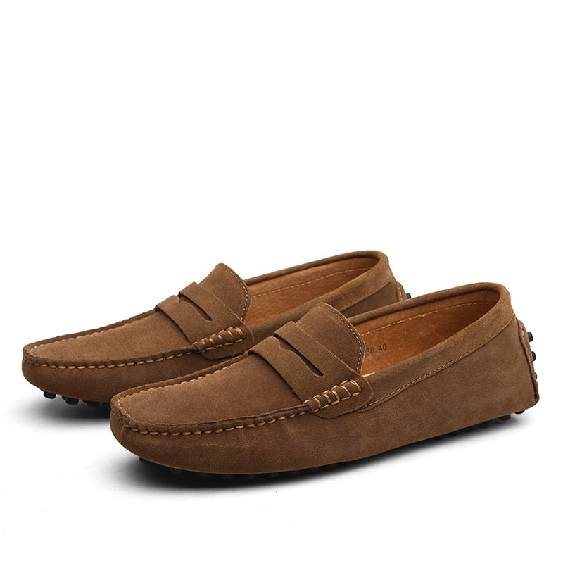 Barrett - Casual suède rijdende loafers heren