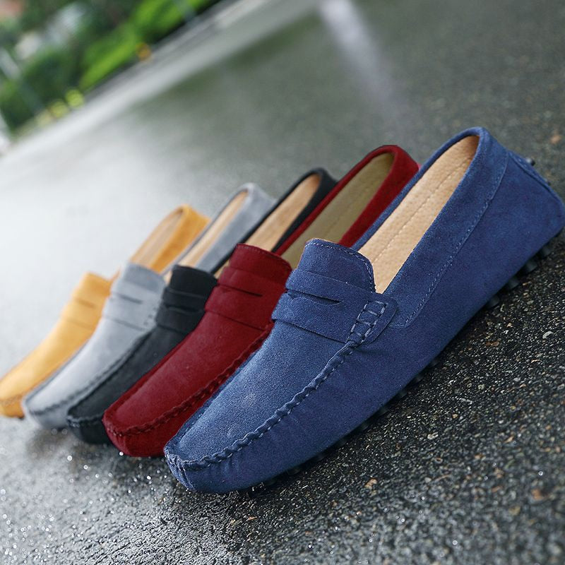 Barrett - Casual suède rijdende loafers heren