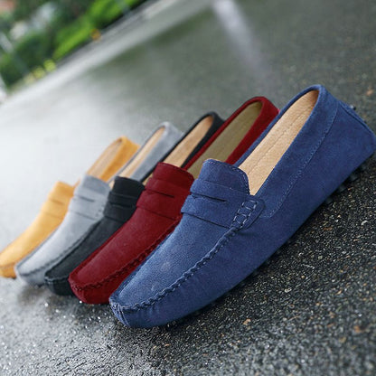 Barrett - Casual suède rijdende loafers heren