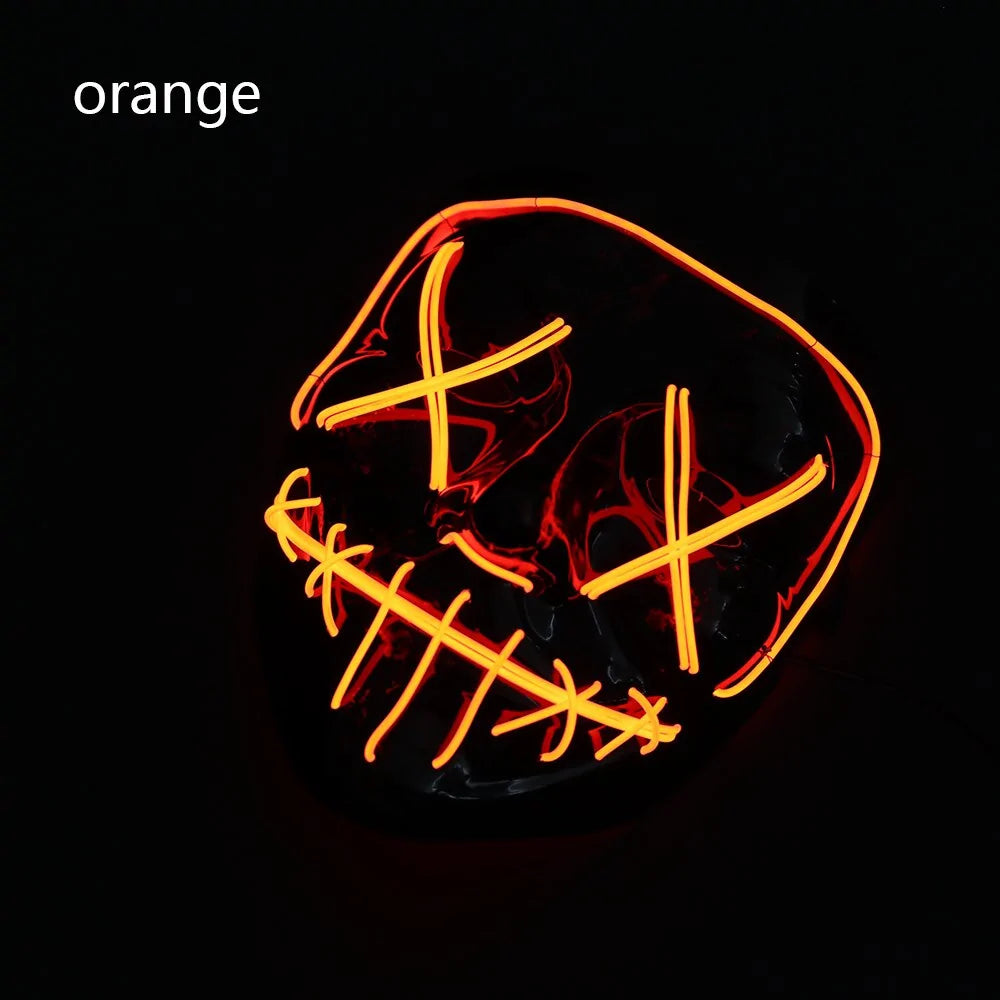 LED Halloween Masker