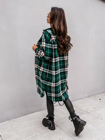 Briony - Geruite damesjas oversized