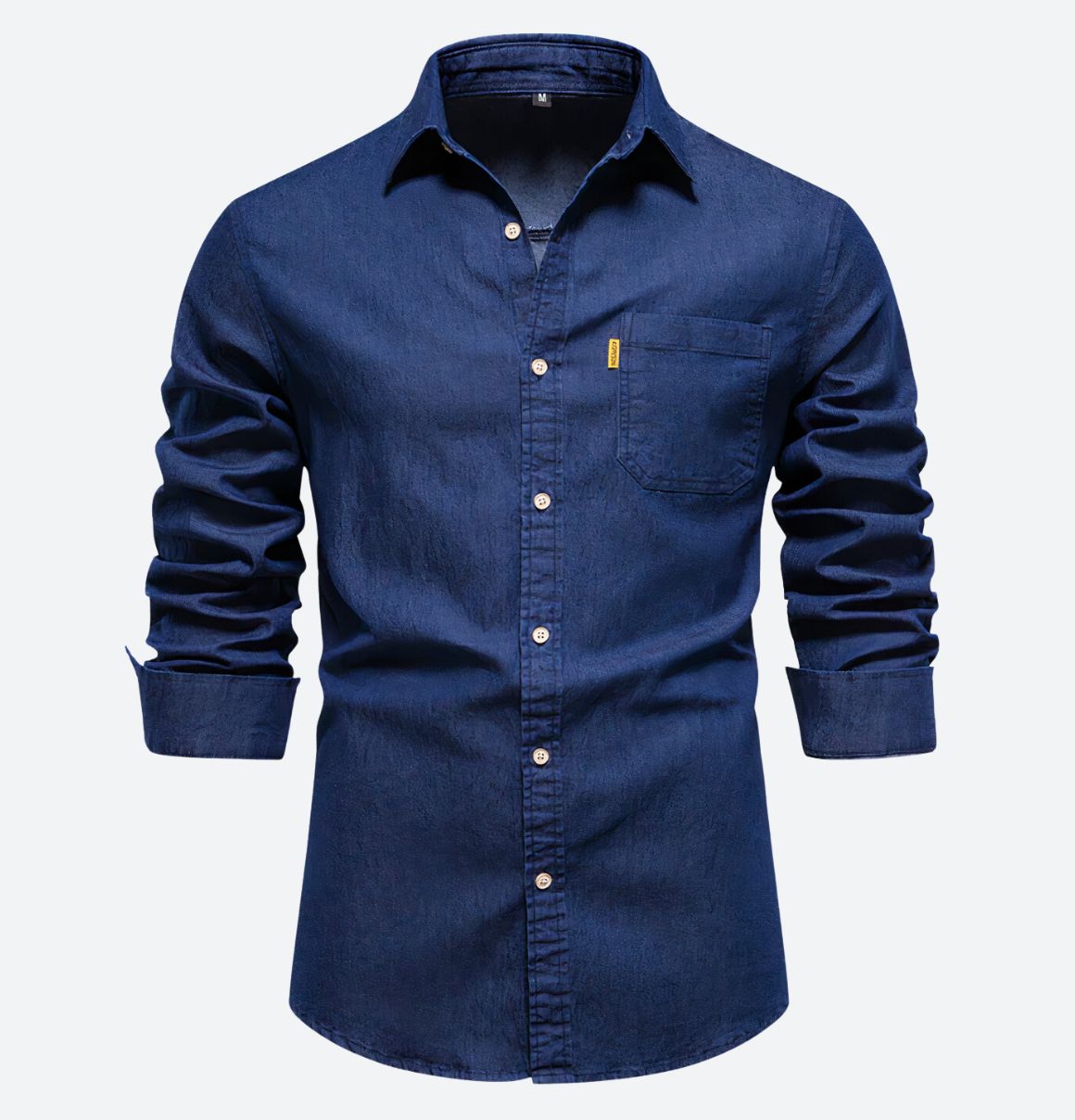 Marcelo | Denim shirt met lange mouwen voor heren