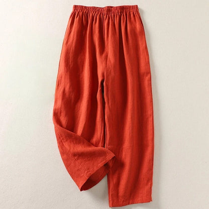 Alondra - Comfortabele damesbroek met rechte pijpen en elastische taille