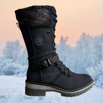 Jaya - Winterklaar veterlaarzen met antislip zool