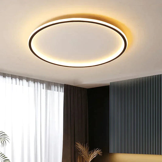 Moderne ronde LED plafondlamp met zachte sfeerverlichting