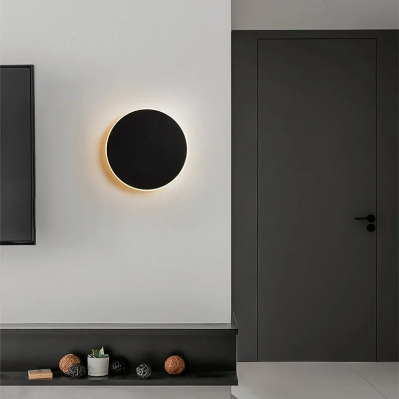 Moderne minimalistische LED wandlamp met aanraaksensor