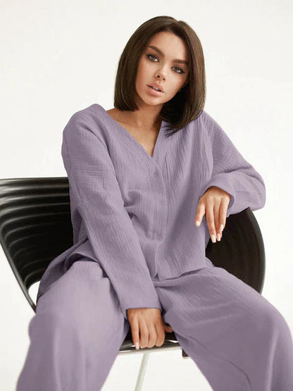 Krishia - Oversized Relaxed Loungewear Set