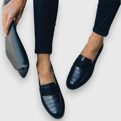 Federica - Loafers met croco-afwerking voor dames