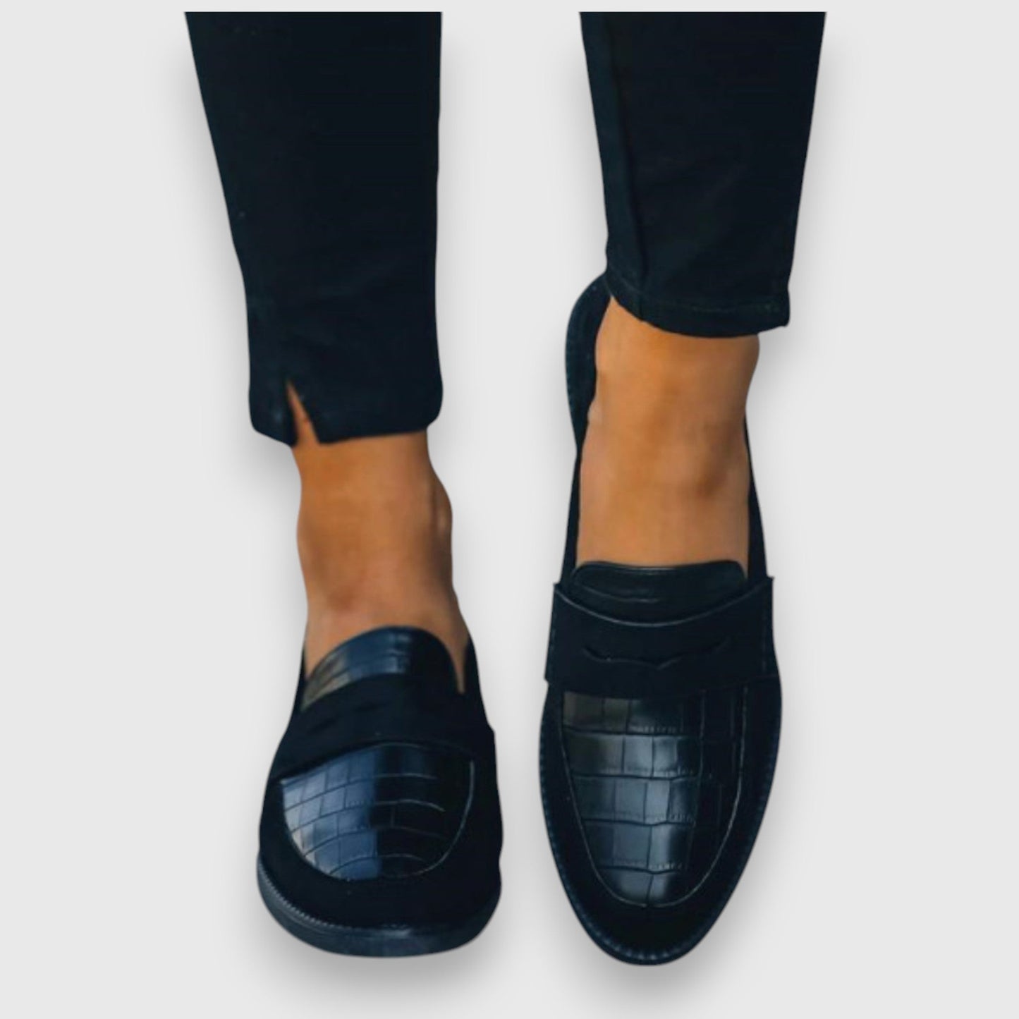 Federica - Loafers met croco-afwerking voor dames