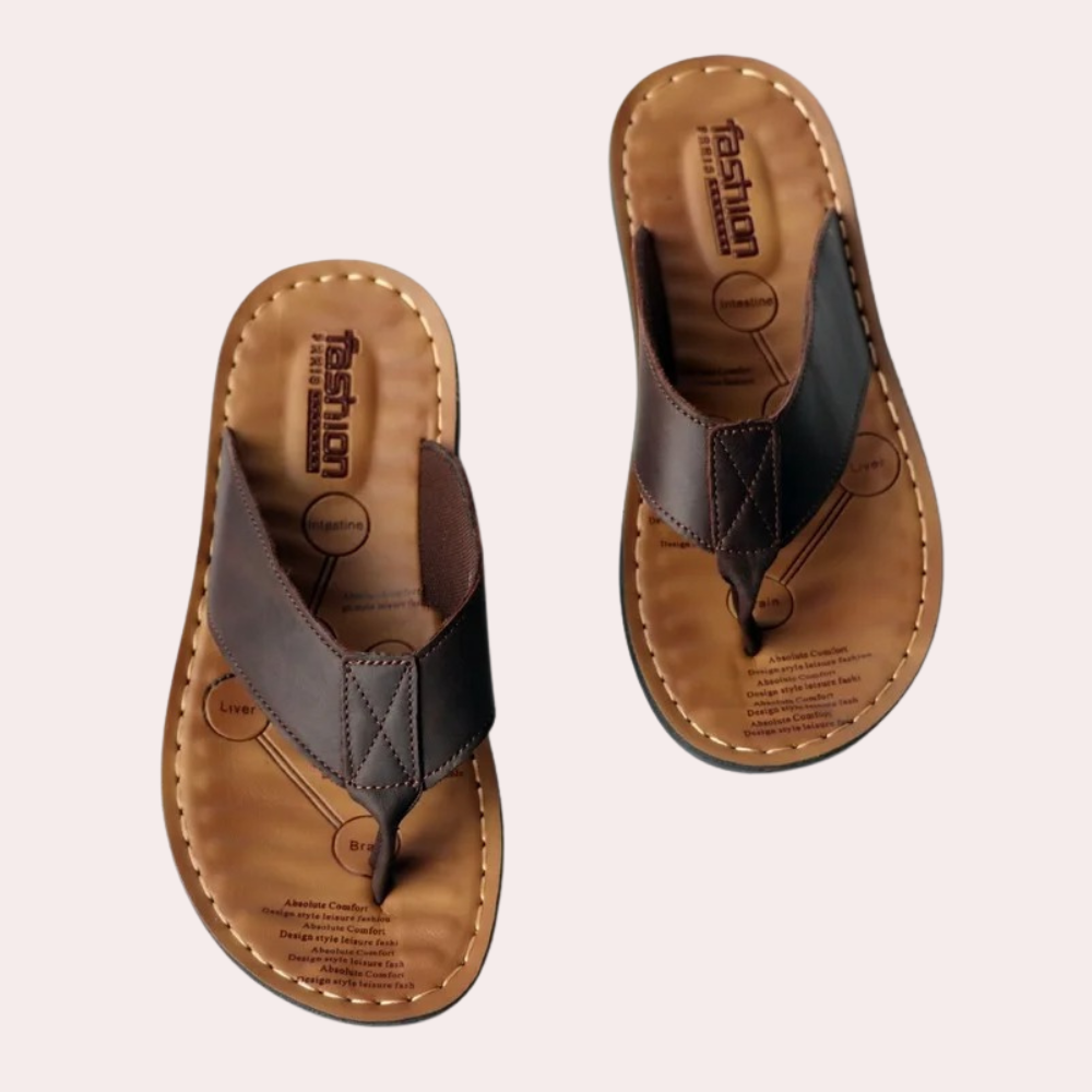 Leren Casual Slipper voor Mannen - Martin