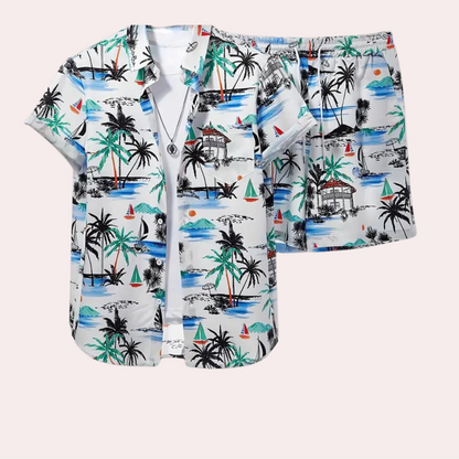 Jaroslav - Heren set met korte mouwen en relaxte short