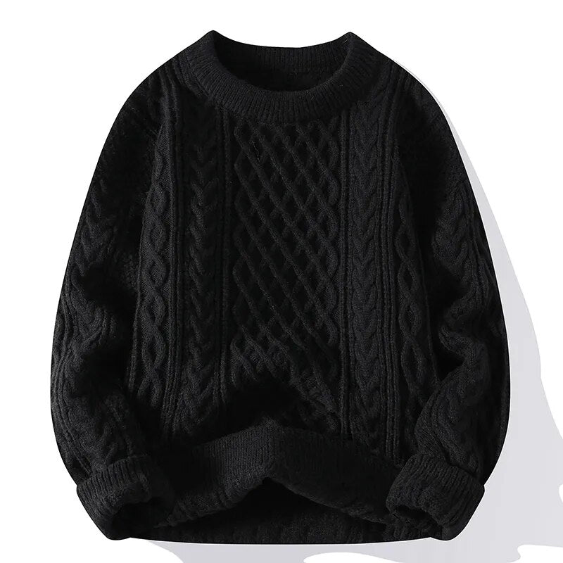 Casey - Cosy gebreide kabeltrui unisex