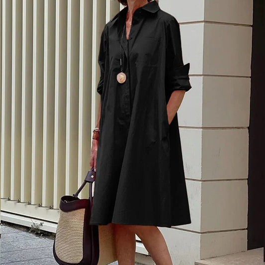 Lucille  - Casual midi-jurk voor dames