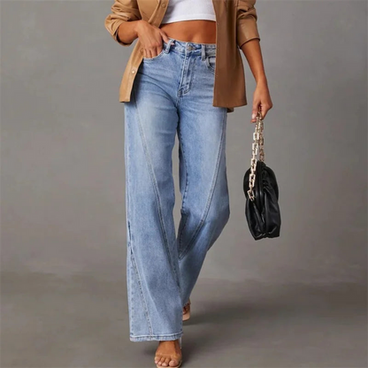 Elise Jeans – High-Waisted Wide Jeans
