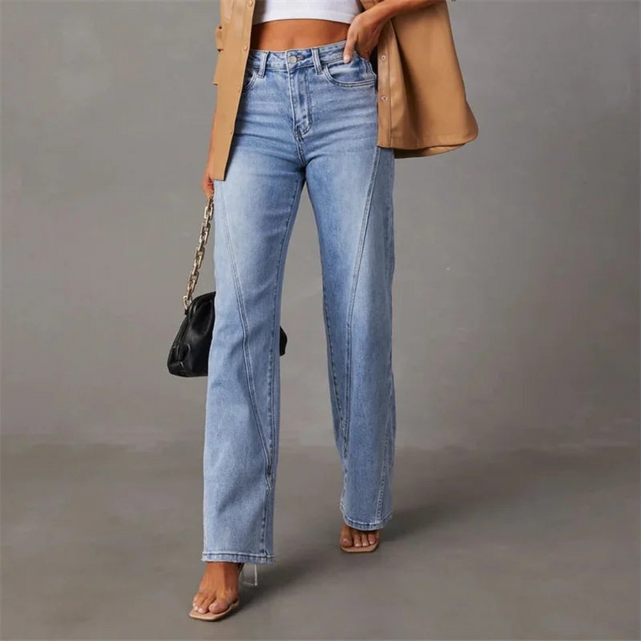 Elise Jeans – High-Waisted Wide Jeans
