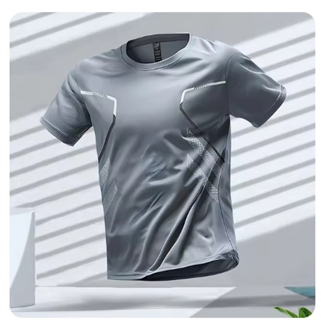 Leofric - Sportief heren t-shirt met grafisch design