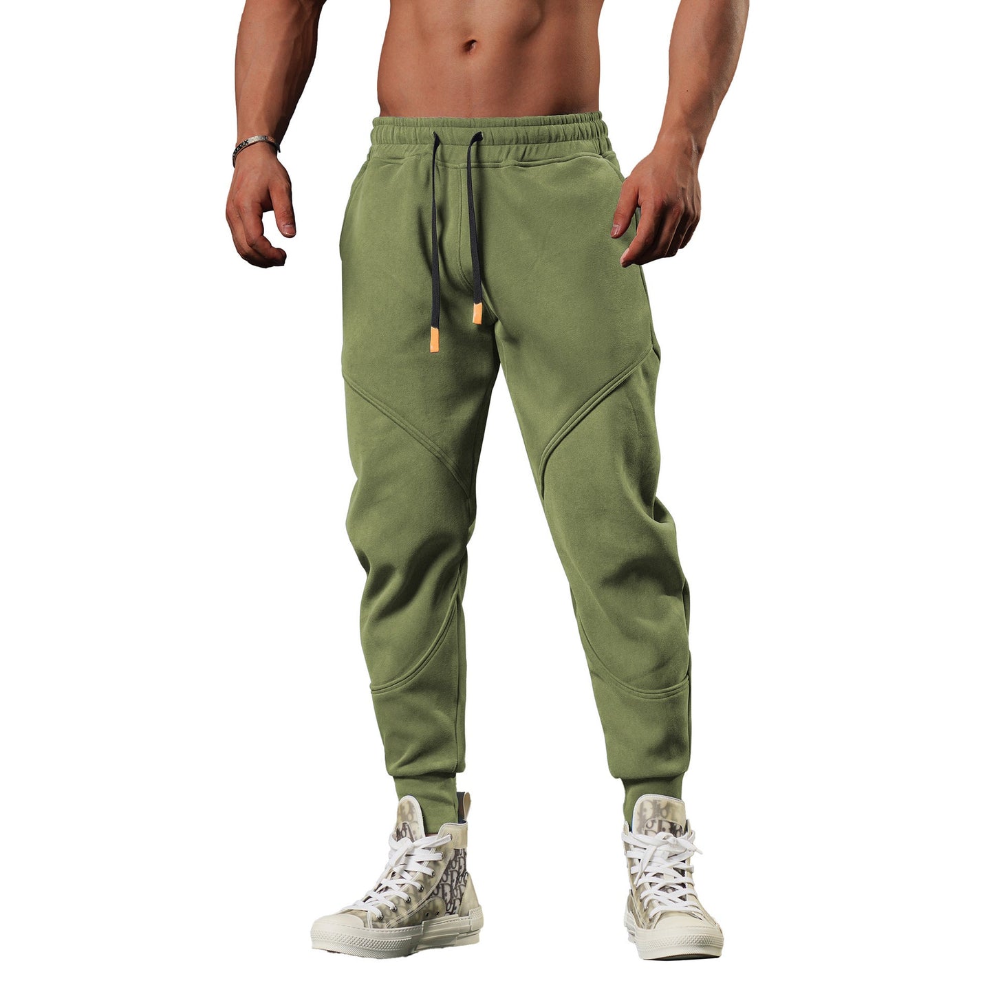 Nomar - Heren tapered jogger broek met koord comfort