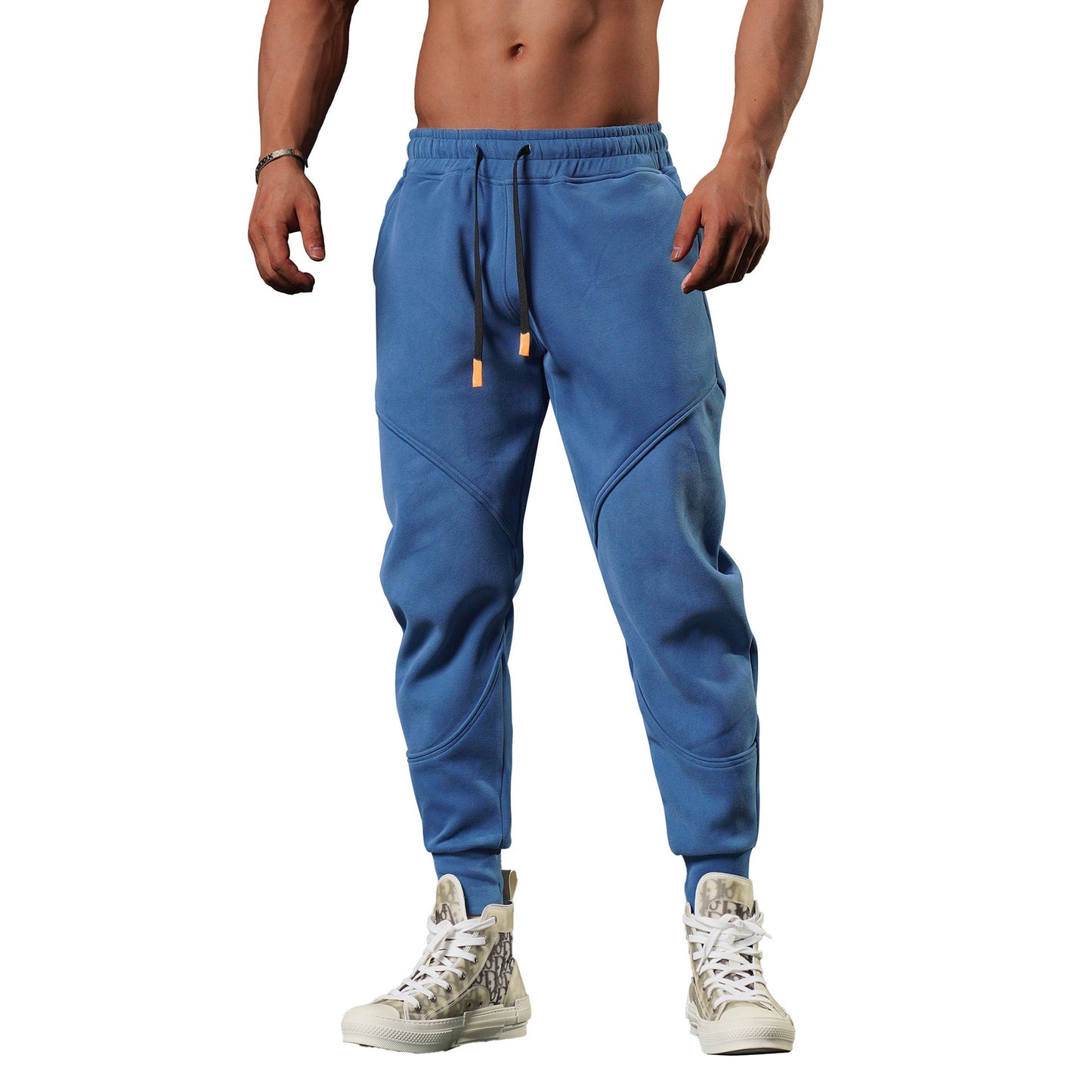 Nomar - Heren tapered jogger broek met koord comfort