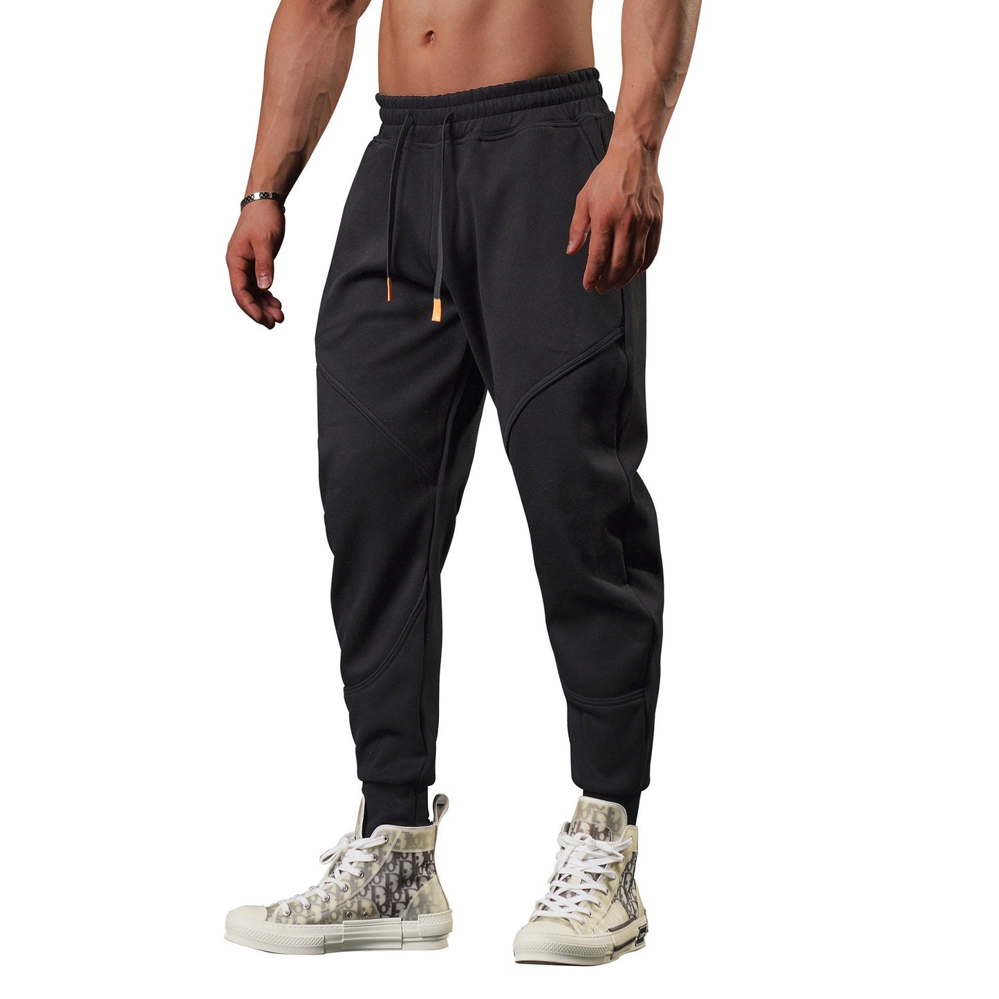 Nomar - Heren tapered jogger broek met koord comfort