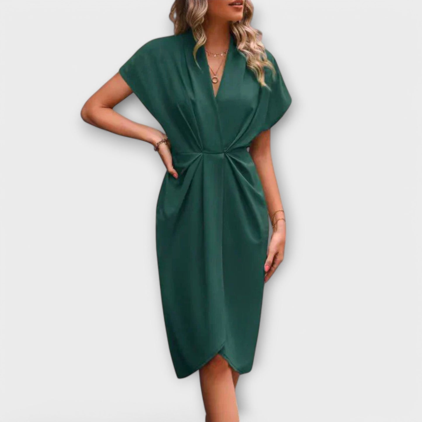 Paola - Zomerjurk met v-hals voor dames