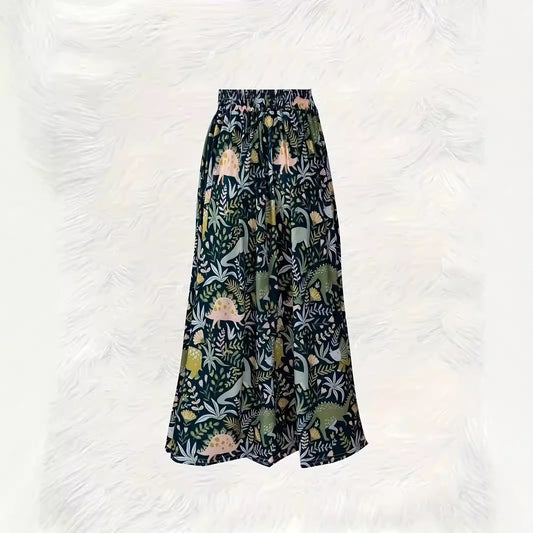 Candelaria – Dames a-lijn rok met elastische taille en speelse flair