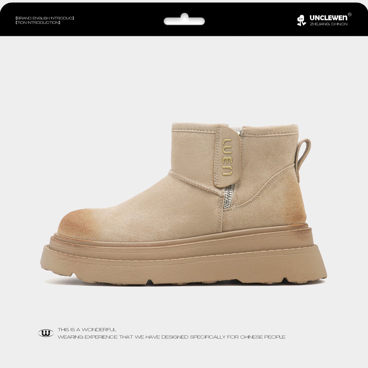 Xylia - Winter enkellaarsjes met fleecevoering voor dames