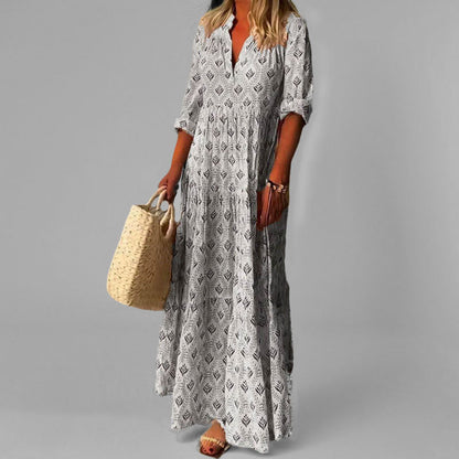 Pilar - Luchtige maxi zomerjurk voor dames