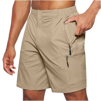 Martial - Herenshorts met meerdere ritszakken voor actieve dagen