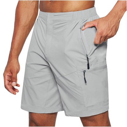 Martial - Herenshorts met meerdere ritszakken voor actieve dagen